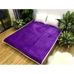 Thảm Lông Cừu Trải Giường, Thảm Trải Giường Mùa Đông Dùng Thay Đệm Hoặc Trải lên Đệm, Thảm Giường Đa Năng Sunzin Chần Bông Dày Dặn Đủ Kích Cỡ