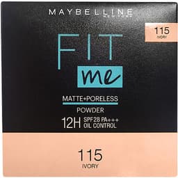 Phấn Nền Kiềm Dầu Chống Nắng 12H SPF 28 PA+++ Mịn Lì Lâu Trôi Fit Me Maybelline New York Compact Powder 6g