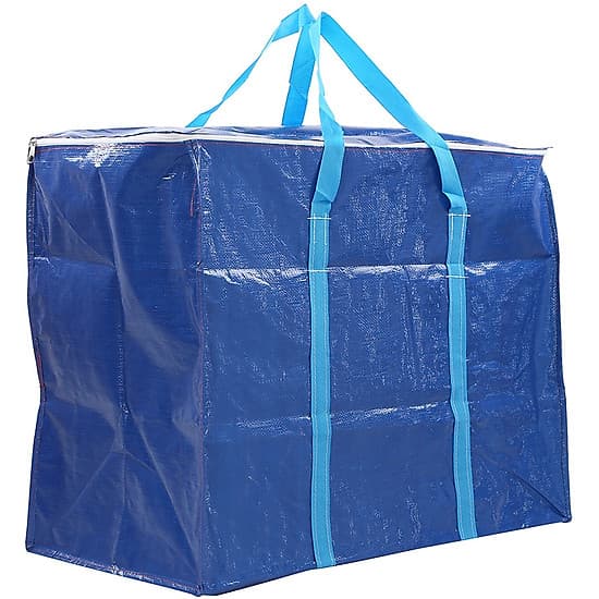 ĐỦ SIZE - Túi bạt, túi dứa có dây kéo đựng đồ, quai xách màu ngẫu nhiên (may từ vải bạt chính hãng Tú Phương)