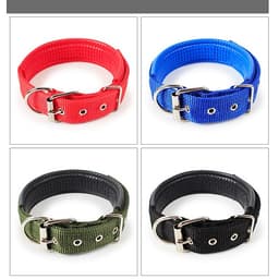 Vòng cổ đệm cho chó (Chọn 4 màu) - Vòng cổ chó mèo 5 size thích hợp mọi loại chó