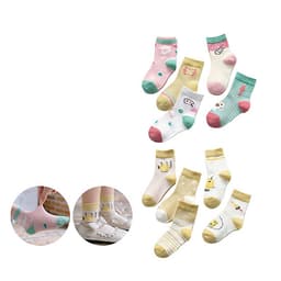 Set 5 đôi tất vớ trẻ em (size cho bé từ 0-6 tuổi)