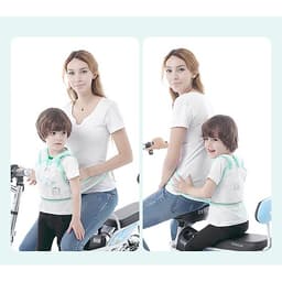 Đai Xe Máy Phản Quang Dạng Lưới Thoáng Khí Cho Bé