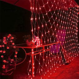 Lưới Đèn LED Chống Nước Trang Trí Ngoài Trời Cho Giánh Sinh, Tiệc, Lễ Tết - Nhiều Kích Cỡ