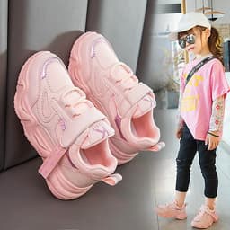Giày thể thao bé gái và bé trai cao cấp từ 3 - 16 tuổi siêu nhẹ đàn hồi kháng khuẩn kiểu dáng thời trang G25