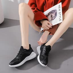 Giày thể thao Giày đi bộ Nữ huấn luyện viên nhẹ Knit mềm