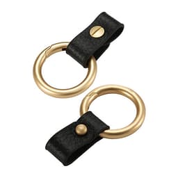 Digaron high-end car keychain BMW Mercedes Audi Volkswagen Buick Honda Toyota Land Rover modern leather car remote control key ring chain chain men and women supplies local gold