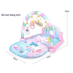 Thảm Nhạc Cho Bé Nằm Chơi Hươu Chân Hồng, Chân Xanh (Giao Đúng Mẫu)