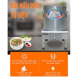 Nồi Nấu Phở Tủ Điện Rời Công Nghiệp NEWSUN - Hàng Chính Hãng