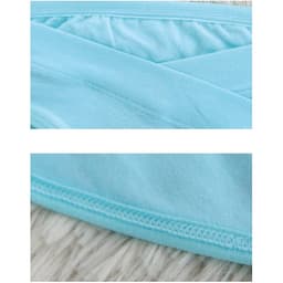 Quần lót bầu cạp chéo cho mẹ bầu từ 40 đến 80kg, 100% vải sợi bông vô cùng thông thoáng khô ráo và mềm mại