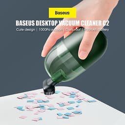 Máy Hút BụI Để Bàn Cầm Tay Xiaomi Baseus C2 1000Pa Không Dây Phù Hợp Dọn Dẹp Máy Tính Góc Bàn