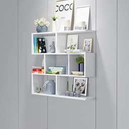 Kệ Sách Gỗ Treo Tường 4 Tầng Đơn Giản Mà Đẹp SIB DECOR (Nhiều màu)