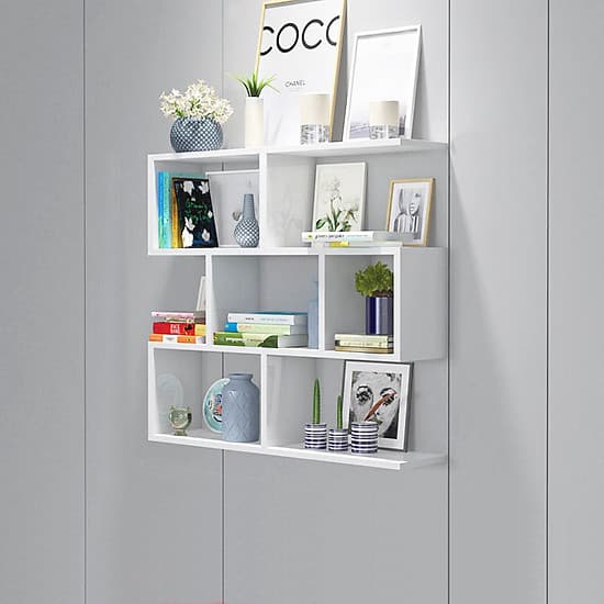 Kệ Sách Gỗ Treo Tường 4 Tầng Đơn Giản Mà Đẹp SIB DECOR (Nhiều màu)