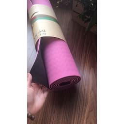 Thảm tập YOGA TPE Cao Cấp 2 lớp- 6mm dộ bám cao , chống trơn trượt 