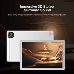 10.1'' Metal Tablet with MT6592 Eight-core Processor 1280*800 Resolution 2GB+32GB Memory Support 2G/3G Calls Grey+Black