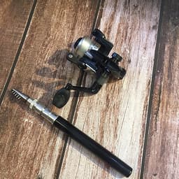 [TIỆN LỢI] COMBO bộ cần câu bút bi mini kèm máy câu 1m/1m4 (máy câu đã quấn sẵn dây cước), cần câu bút máy đứng câu tôm câu mực thu nhỏ siêu nhẹ, mua can cau but