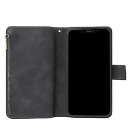 For iPhone 11 iPhone 11 pro iPhone 11 pro max PU Leather Side Magnetic Buckle Multi-card Bracket Full Protective Case with Zipper Wallet Style:iPhone 11 Pro