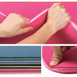 Thảm Tập YoGa Dày 8mm miDoctor + Bao Thảm Tập Yoga + Dây Thảm Tập Yoga (Túi, Dây Giao Màu Ngẫu Nhiên)
