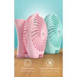 [[ 2 Trong 1 - Quạt Mini Và Pin Dự Phòng ]] - Đầu USB Cầm Tay Robot Đuôi Cá - RT-BF07 - Hàng Chính Hãng