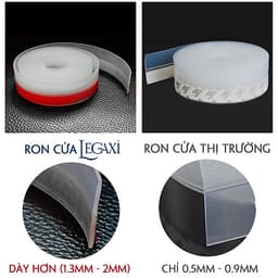 Ron Dán Chân Cửa Legaxi Keo Đỏ Cải Tiến Ngăn Bụi và Côn Trùng 25 35 45 60 110mm 