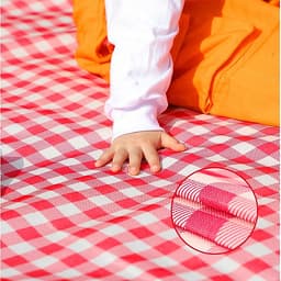 THẢM DÃ NGOẠI, DU LỊCH, PICNIC CAO CẤP - Chống thấm nước, họa tiết caro, gấp gọn tiện lợi - 2 kích thước khách chọn màu!