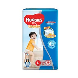 Tã quần HUGGIES DRY PANTS JUMBO mẫu mới