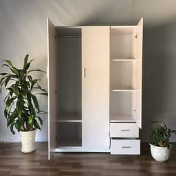 Tủ Nhựa Đài Loan 3 Cánh Màu Giả Gỗ Cao Cấp