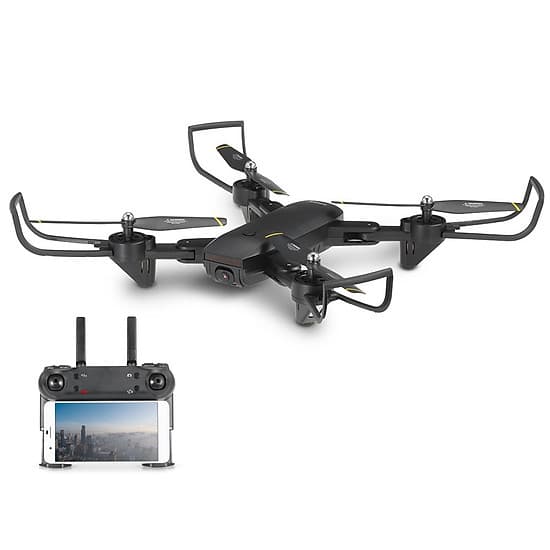 FLYCAM SG700D Camera 4K HD, Hai camera kép, thời gian bay 20p, Wifi 2.4G tích hợp tối đa các thiết bị di động - Hàng chính hãng