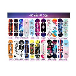 Ván Trượt 80 cm - Ván Trượt Có Nhám Chống Trượt, Ván Trượt Gỗ Chống Nước Cực Tốt Chịu Lực Tốt, Ván trượt người lớn, ván trượt thế thao, ván trượt skate board, thể thao ngoài trời