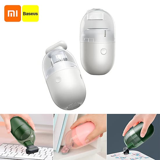 Máy Hút BụI Để Bàn Cầm Tay Xiaomi Baseus C2 1000Pa Không Dây Phù Hợp Dọn Dẹp Máy Tính Góc Bàn
