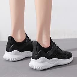 Giày thể thao Giày đi bộ Nữ huấn luyện viên nhẹ Knit mềm