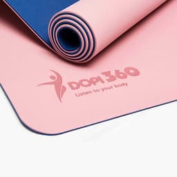 Thảm tập yoga DOPI360 cao cấp hai lớp siêu bám DP5500 Tặng kèm túi và dây