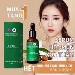 Serum ngừa mụn nám sẹo thâm rỗ tàn nhang XBeauty Hyma Acnes (30ml/10ml). Dòng kem ngăn ngừa mụn thâm sẹo rỗ