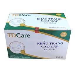 BỘ 2 HỘP KHẨU TRANG Y TẾ TDCare -4 LỚP (XANH/ TRẮNG/ XÁM)