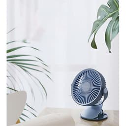 Quạt sạc mini đế kẹp xoay góc 360 độ, dung lượng 2000mAh thời gian sử dụng lên đến 5 giờ, an toàn cho trẻ nhỏ YOOBAO F15 - Hãng phân phối chính thức