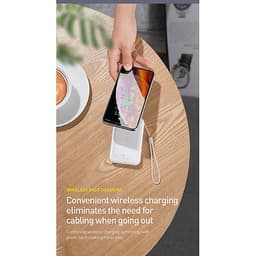 Pin dự phòng tích hợp sạc nhanh không dây 10.000 mAh  Mini S (10W Wireless, 18W PD/ Quick Charge 3.0) Baseus - Hàng chính hãng