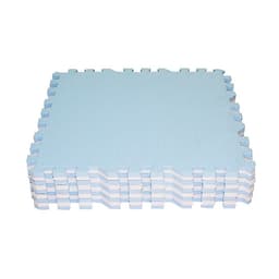 Set 09 Tấm Thảm Xốp Ghép Màu Pastel, Chất Liệu EVA Dùng Lót Sàn Cho Bé, Lót Sàn Phòng Bếp, Phòng Khách - Kích Thước 45x45x1 cm
