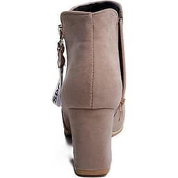 IELGY [Size34-43] Thick bottom women's shoes tide comfortable mid-heel 7cm fashion short boots shoes