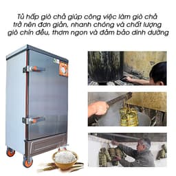 Tủ Hấp Giò Chả Bằng Điện 6 Khay NEWSUN Việt Nam Chính Hãng