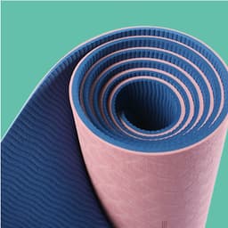 Thảm tập yoga định tuyến cao cấp DOPI DP1102-2 Chất liệu TPE siêu bám