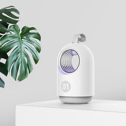 Máy đuổi muỗi diệt côn trùng kiêm đèn LED ngủ thông minh Jisulife D01 – Đèn bắt muỗi tự động bằng ánh sáng tia UV thân thiện với môi trường không mùi khét, không gây ồn (Hàng chính hãng)