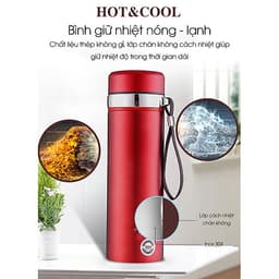 Bình Giữ Nhiệt Nóng, Lạnh Inox, Bình Lưỡng Tính  Ly, Cốc Cách Nhiệt Cao Cấp , 1000ml 2 Lớp, Có Tấm Lọc, Giữ Nhiệt Lên Đến 8 Tiếng