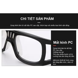 Kính Bảo Vệ Chơi Thể Thao, Bóng Rổ, Bóng Đá Chống Sương Mù, Mồ Hôi Cao Cấp. Có Thể Lắp Mắt Kính Cận