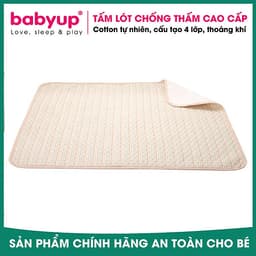Tấm lót chống thấm cho bé dùng được 2 mặt. Miếng lót chống thấm xuống nệm, thoáng khí, hàng chính hãng - EUROSTANIBO20