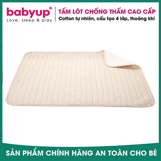 Tấm lót chống thấm cho bé dùng được 2 mặt. Miếng lót chống thấm xuống nệm, thoáng khí, hàng chính hãng - EUROSTANIBO20