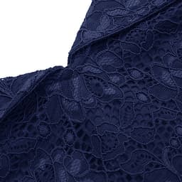 Đầm Dự Tiệc Ren Hở Vai Chân Váy Xòe
