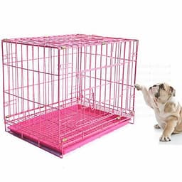 Chuồng lồng nuôi nhốt chó mèo -LỒNG SƠN TĨNH ĐIỆN  XUẤT KHẨU NAN DÀY màu ngẫu nhiên