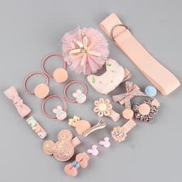 Phụ kiện tóc cho bé gồm Nơ, Cột, Kẹp tóc 