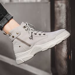 Giày Nam  Giày Sneaker Thể Thao Nam Cổ Cao Phong Cách Hàn Quốc G33