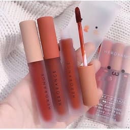 Set 3 Cây Son Kem Lì Herorange Fluffy Lip Glaze