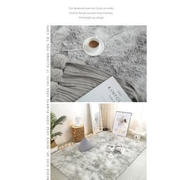 Thảm Lông Dài Trải Sàn Cao Cấp Kiểu Loang